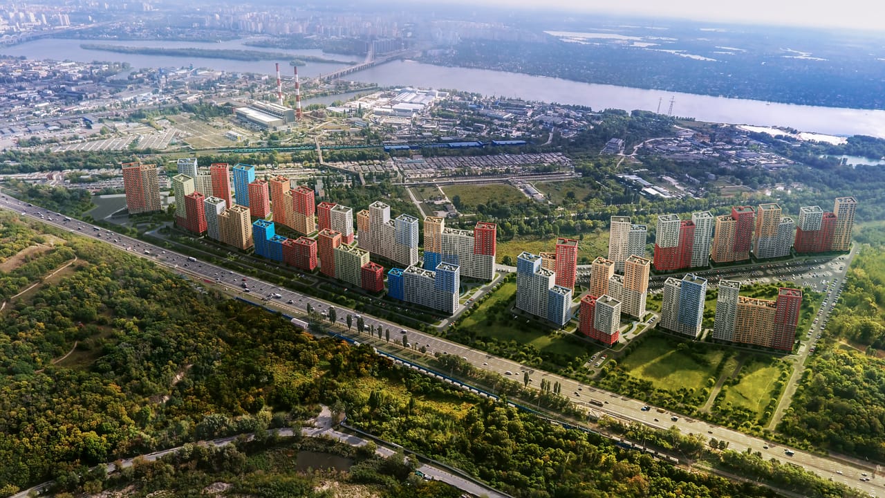 European urban residential project