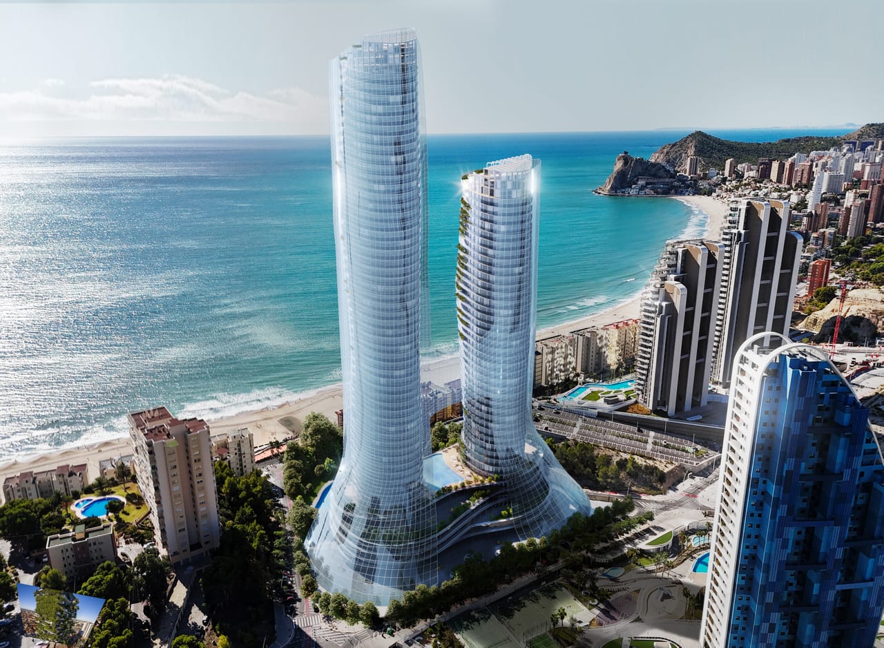 Spanish luxury apartment complex