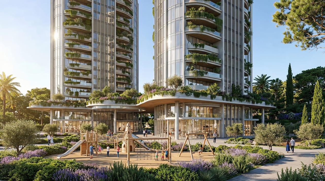 Spanish downtown residential tower
