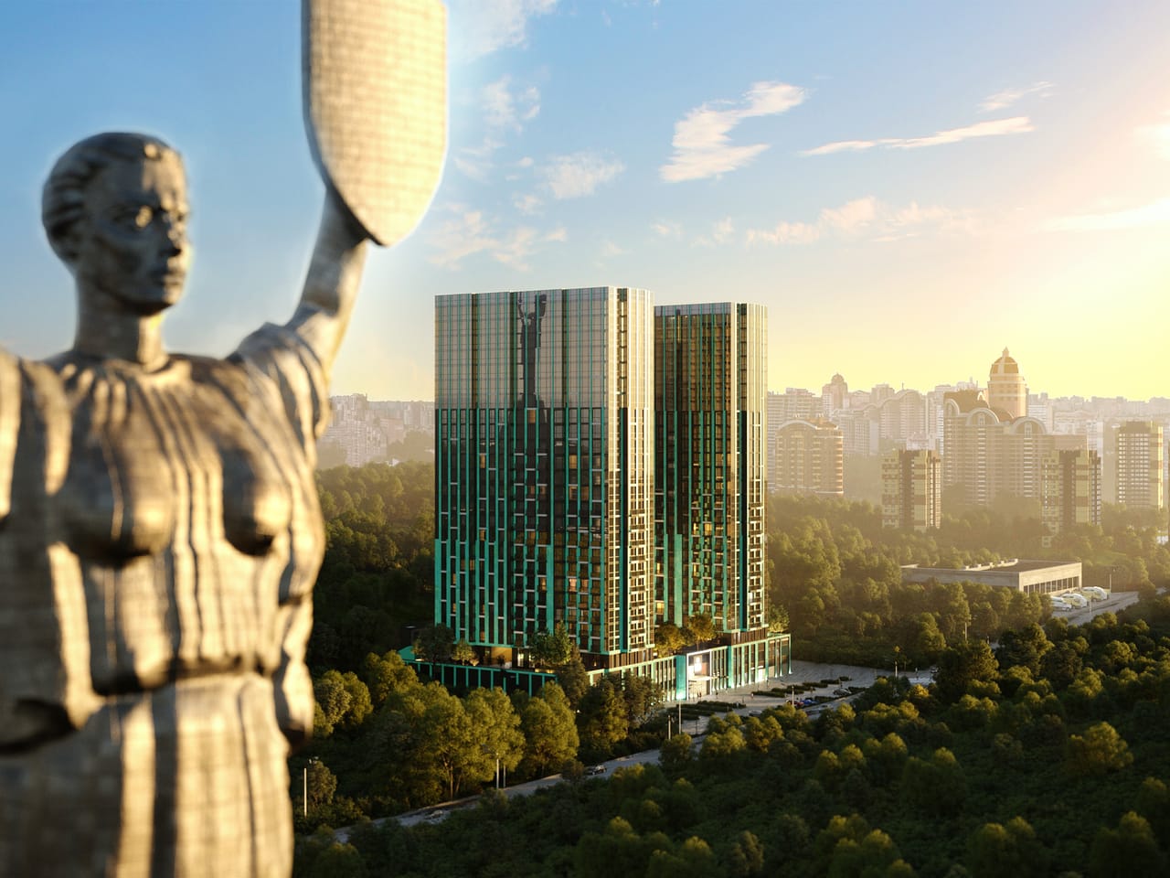 Ukrainian premium apartment building